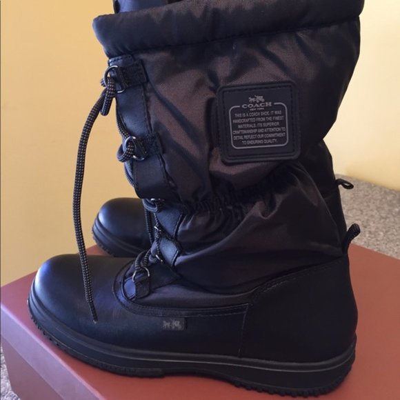 Coach Sage Cold Weather Hiking Snow Boot Women's 5 - Picture 4 of 6
